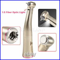 1-10Dental 15 Increasing Fiber Optic Contra Angle Low Speed Handpiece OEM