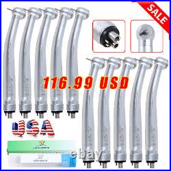 10 NSK PANA MAX Style Dental High Speed Handpiece Push Button 4Hole Big Turbine