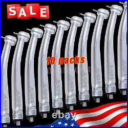 10 NSK PANA MAX Style Dental High Speed Handpiece Push Button 4Hole Big Turbine