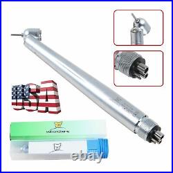 10 NSK Style Dental 45 Degree LED E-generator Turbine Handpiece self-power