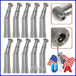 10 New Style Dental Inner Water Contra Angle Handpiece Slow Low Speed E-type