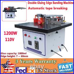 1200W Self Cutting Edge Banding Machine Double Gluing Edge Banding Machine SALE