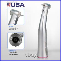 15 LED Handpiece Fit Dental Brushless Electric Micro Motor Red Ring Inner Spray