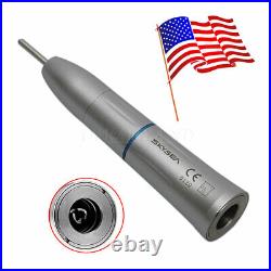 2 Dental Slow Low Speed Inner Spray Straight Nosecone + Air Motor Handpiece YJ