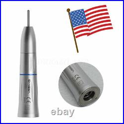 2 Dental Slow Low Speed Inner Spray Straight Nosecone + Air Motor Handpiece YJ