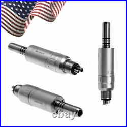 2 Dental Slow Low Speed Inner Spray Straight Nosecone + Air Motor Handpiece YJ