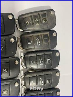 2007 Audi A4 Bulk Whole Sale Lot Turn Key Flip Fob Remote Button OEM 8E0837220L