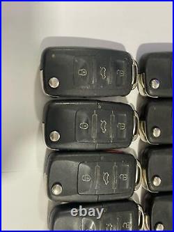 2008 Volkswagen Beetle Bulk Whole Sale Lot Flip Key Fob Remote OEM 1J0959753DC