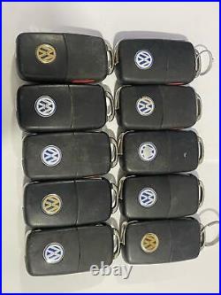 2008 Volkswagen Beetle Bulk Whole Sale Lot Flip Key Fob Remote OEM 1J0959753DC