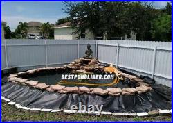 22x44 Pond Liner, 40+HDRPE! Lifetime warranty, durable, Free shipping, Spring sale