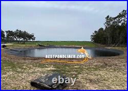 22x44 Pond Liner, 40+HDRPE! Lifetime warranty, durable, Free shipping, Spring sale