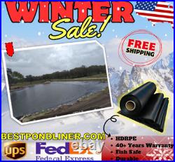 25x35 Pond liner, durable, resistant, Free Shipping, Spring Sale! Lifetime warranty