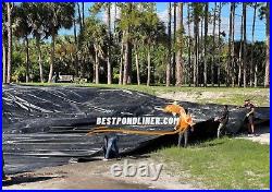 25x65 Spring sale, Pond Liner Lifetime warranty, Factory Direct, Free Shipping