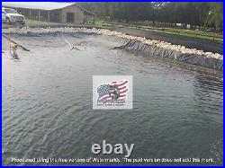 30x30Pond Liner lifetime warranty, Best fiber, resistant, winter sale, Free shipping