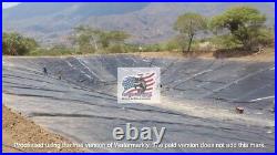 30x30Pond Liner lifetime warranty, Best fiber, resistant, winter sale, Free shipping