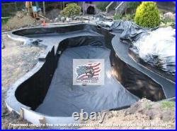 30x30Pond Liner lifetime warranty, Best fiber, resistant, winter sale, Free shipping