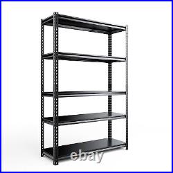 5-Tier Heavy Duty steel Shelving Garage Shelves Utility Rack Adjustable 2200lbs