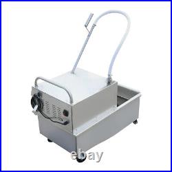 55L Fryer Oil Filter Cart Machine Commercial Kitchen Oil Filtration System SALE