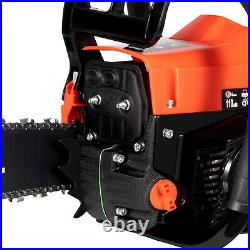 58CC Gas Chainsaw 20 Bar Gasoline Powered Chain Saw 2 Cycle Engine Cutting SALE