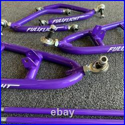 Banshee +2+1 A-arms (white) Sale! Lifetime Warranty! Fullflight Racing