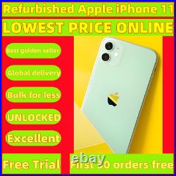 Big Sale? Apple iPhone 11-64GB-FRONT 12MP REAR 12MP Unlocked-Excellent 4g%p