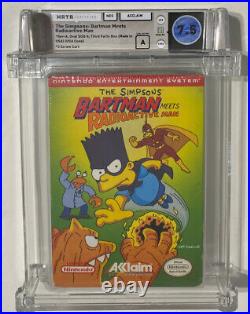 CLEARANCE SALE SEALED The Simpsons Bartman Meets Radioactive Man WATA Nintendo