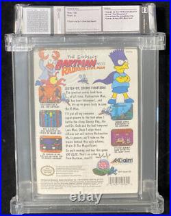 CLEARANCE SALE SEALED The Simpsons Bartman Meets Radioactive Man WATA Nintendo