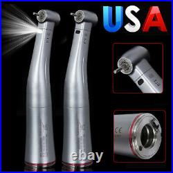 Dental 15 Fiber Optic LED Contra Angle Handpiece Fit NSK Electric Motor SALE