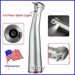 Dental 15 Fiber Optic LED Contra Angle Handpiece Fit NSK Electric Motor SALE