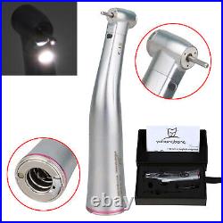 Dental 15 Increasing Fiber Optic LED Contra Angle Handpiece E-type Fit NSK