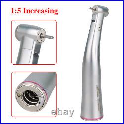 Dental 15 Increasing LED Red Ring Contra Angle Handpiece Fit NSK Motor