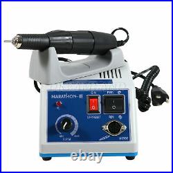 Dental Lab MARATHON -III MICROMOTOR Electric 35000 RPM Handpiece Polishing UPS