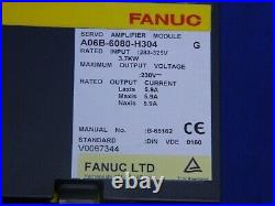 FANUC A06B-6080-H304 REFURBISHED EXCHANGE SALE with 6 MONTHS WARRANTY