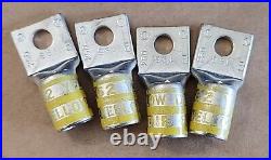 HUGE SALE! Assorted Burndy TB Woods Short/Long Barrel Crimp Lugs + Warranty