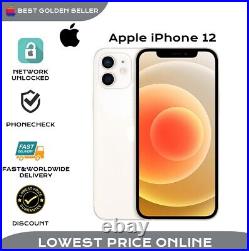 Hot Sale? Apple iPhone 12-128GB-Random Color Unlocked Smartphone-Excellent T9