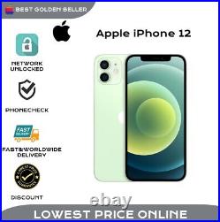 Hot Sale? Apple iPhone 12-128GB-Random Color Unlocked Smartphone-Excellent iGv