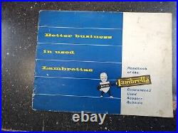 Innocenti Lambretta Dealer Sales Guarantee Instruction Booklet Original 60s item