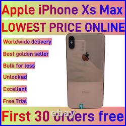 Limited sale? Apple iPhone XsMax-256GB-ALL COLORS Unlocked-Excellent Condition