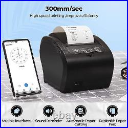 MUNBYN POS Printer 80MM Thermal receipt Printer Auto-Cutter for Windows Mac