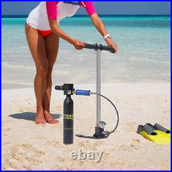 Mini Scuba Diving Case 0.5L Oxygen Tank Pump Equipment Underwater Breath SALE