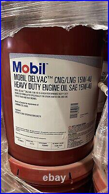 Mobil Delvac CNG/LNG 15W-40 (5 Gal Pail) 121113 SALE