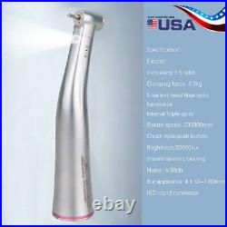 NSK Style E-type Dental 15 Handpiece Fiber Optic Contra Angle High Speed Red RI