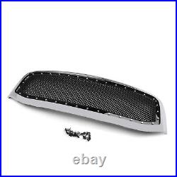 New Rivet Style Mesh Grille+Shell For Ram 1500 2500 3500 2006-2008 Chrome