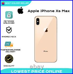 On Sale? Apple iPhone Xs Max-256GB-ALL COLORS Unlocked-Excellent Condition phd