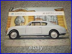 Original 1956 Lancia Aurelia GT 2500 Sport Coupe Factory Sales Brochure RARE