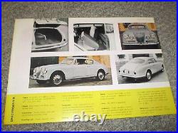 Original 1956 Lancia Aurelia GT 2500 Sport Coupe Factory Sales Brochure RARE