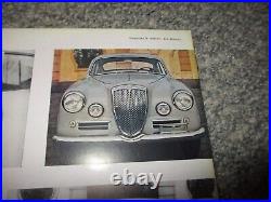 Original 1956 Lancia Aurelia GT 2500 Sport Coupe Factory Sales Brochure RARE