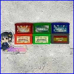 Pokémon DS 3DS GB GBA Series 42 Type Cartridge Only Japanese Language Bulk Sale