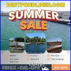 Pond liner and Tarps 18x25 Summer sale! Lifetime warranty, durable & Resistant