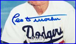 SALE! Lot of 2 Leo Durocher Signed Baseball Photo AR COA PSA JSA BAS GUARANTEE